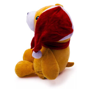 Pihe-puha ölelnivaló plüss maci - csillagkivetítős éjszakai fény és játszópajtás, barna (BBM) - Image 4