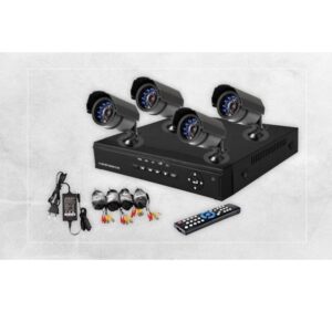 Komplett megfigyelő rendszer, 4 csatornás megfigyelő központtal és 4 darab kamerával - IP66 védelemmel és 24 infravörös LED-del (BBV) - Image 11