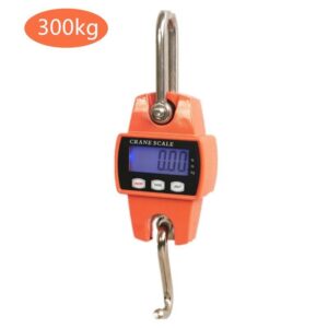 300 kg-ig terhelhető digitális függőleges mérleg - akasztós súlymérő LDC kijelzővel - kompakt méretű, nagy teherbírású (BBA) - Image 7