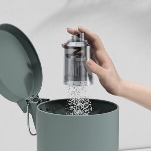 Szuper csendes, USB-ről és szivargyújtóról tölthető, vezeték nélküli mini porszívó kiegészítőkkel (BBM)(BBJH) - Image 6