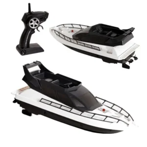 Távirányítós játék motorcsónak szuper menő megjelenésű, 2.4 GHz távirányítóval és tölthető akkumulátorral - 28 x 10 x 12 cm (BBMJ) - Image 3