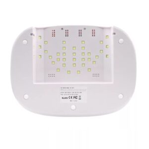 KM-520 Helytakarékos, modern, nagy teljesítményű 2in1 UV LED műkörmös lámpa és 5 rekeszes eszköz tartó - 110W (BBV) - Image 9