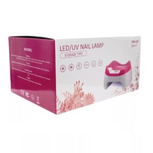 KM-520 Helytakarékos, modern, nagy teljesítményű 2in1 UV LED műkörmös lámpa és 5 rekeszes eszköz tartó - 110W (BBV) - Image 10