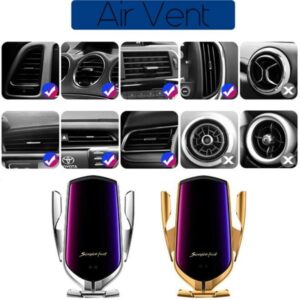 Namvi Qi univerzális autós telefon tartó és vezeték nélküli töltő (BBV) - Image 4