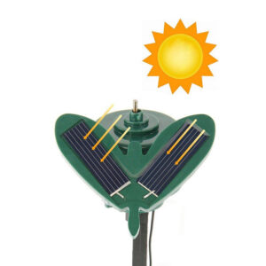 Napelemes, élethű repkedő pillangó / kerti dekoráció (BBJ) - Image 3