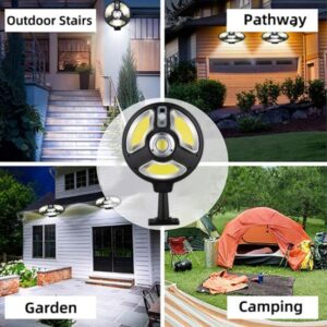 Nagy teljesítményű, mozgásérzékelős, kültéri LED fali lámpa két üzemmóddal - vízálló, távirányítós (BBD) - Image 4