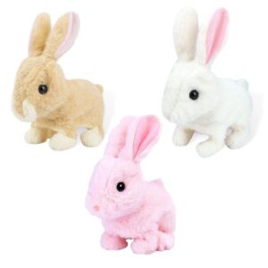 Sétáló, elemes bébi nyuszi puha plüss borítással és aranyos hanggal (BBJ) (BBLPJ) - Image 11