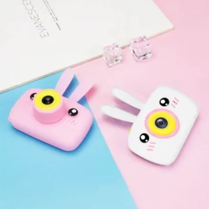 Digitális gyermek kamera - strapabíró nyuszifüles fényképezőgép hosszú üzemidővel (BBV) - Image 3