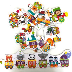 GIGA vonat puzzle - betűk és számok felfedezésére (BBJ) - Image 5