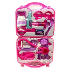Kis méretű hordozható orvosi készlet hanghatásokkal orvosi táskában - oktató játék (BBJ) - Image 9