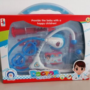 Kék orvosi készlet műanyag bőröndben - doktoros játék (BBJ) - Image 6