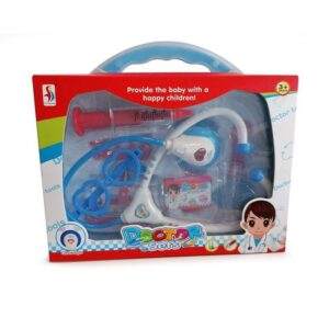 Kék orvosi készlet műanyag bőröndben - doktoros játék (BBJ) - Image 5