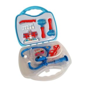 Kék orvosi készlet műanyag bőröndben - doktoros játék (BBJ) - Image 4