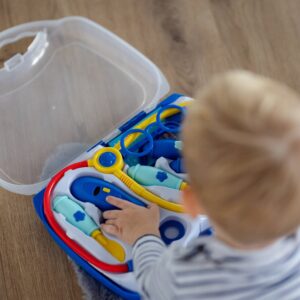 Kék orvosi készlet műanyag bőröndben - doktoros játék (BBJ) - Image 3