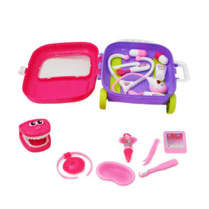 14 részes doktoros játék - komplett orvosi felszerelés gurulós bőröndben (BBJ) - Image 4