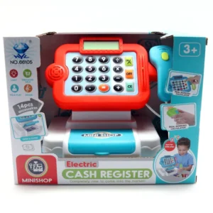 14 részes játék pénztárgép játék pénzzel, digitális kijelzővel és hanghatásokkal (BBJ) - Image 7