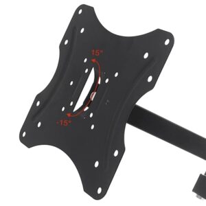 Falra rögzíthető, kihajtható és forgatható TV tartó konzol, 14-42 méretű TV-hez - 18 kg teherbírás (THM) - Image 12