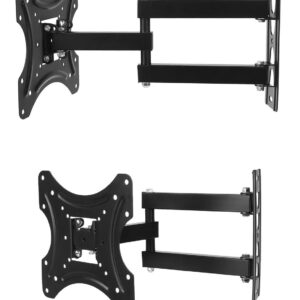 Falra rögzíthető, kihajtható és forgatható TV tartó konzol, 14-42 méretű TV-hez - 18 kg teherbírás (THM) - Image 4