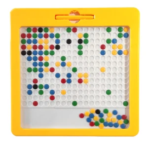 Mágneses pötyi kirakó - készségfejlesztő játék táblával, sablonokkal és színes kirakható elemekkel (BBJ) - Image 13