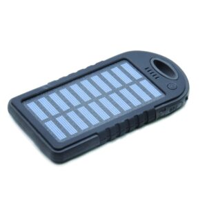 Napelemes külső akkumulátor - karabinerrel táskára rögzíthető powerbank - 5000 mAh (BBV) - Image 9