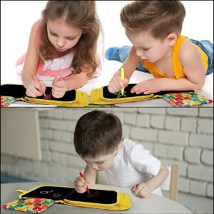 Varázslatos rajzfüzet törölhető lapokkal, beépített tolltartóval és 12 színes filccel - vidám mintás borítóval (BBJ) - Image 5