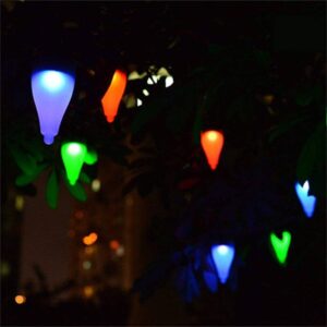 Egyéni igény szerint telepíthető napelemes RGB LED lámpa szett - leszúró tüskével és akasztóval is rendelkezik - 6 db-os csomag (BBV) - Image 5