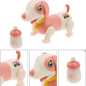 Intelligens, sétáló, interaktív robotkutya - cumisüvegből etethető, zenél és táncol - rózsaszín (BBJ) - Image 6