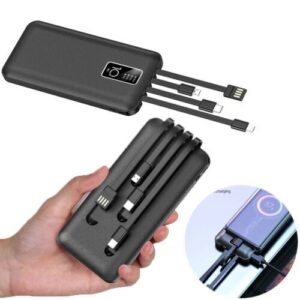 Power bank 4 féle beépített kábellel - 20000 mAh (BBV) - Image 4