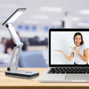 Összecsukható SMD LED asztali lámpa - USB-ről és elemmel is használható (BBL) - Image 3