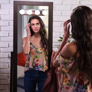 Tükörre rögzíthető 4 LED-es Hollywood sminkasztal lámpa tapadókorongokkal - vezeték nélküli (BBKM) - Image 7