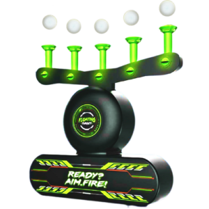 Space Gun céllövő játék - mágikus, foszforeszkáló és lebegő célpontokkal, játék fegyverrel, rengeteg tölténnyel (BBJ) - Image 6