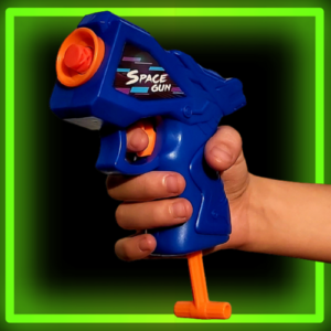 Space Gun céllövő játék - mágikus, foszforeszkáló és lebegő célpontokkal, játék fegyverrel, rengeteg tölténnyel (BBJ) - Image 7