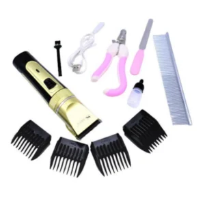 Surker SK-910 csendes működésű, akkumulátoros kisállatszőr nyíró készülék - 3-6-9-12 mm cserélhető fejekkel (BBV) (BBL) - Image 7