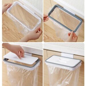 Praktikus, nagy méretű, ajtóra akasztható szemeteszacskó tartó - 24x3x11cm (BBM) (FX) - Image 6