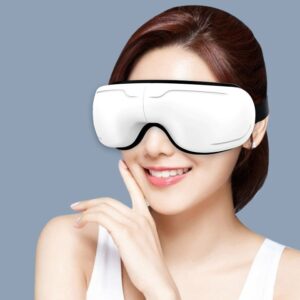 Zenélő szemmasszírozó készülék beépített Bluetooth hangszóróval - vibrációs masszázsszemüveg relaxáláshoz (BBV) - Image 4