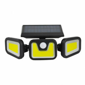 FL-1725B napelemes fali COB LED kültéri lámpa mozgásérzékelős 3 világító egységgel (BBV) - Image 7