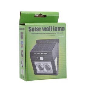 Falra szerelhető, időjárásálló, mozgásérzékelős napelemes kültéri lámpa (BBV) - Image 3