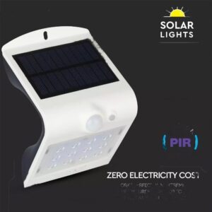 Egyszerűen telepíthető kültéri szolár lámpa mozgásérzékelővel - modern design - 20W (BBV) - Image 5