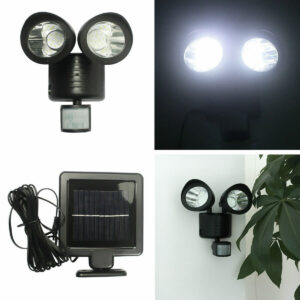 BB Mozgásérzékelős, vízálló szolár világítás két fényforrással és 120°-os világítási szöggel (BBL) - Image 6