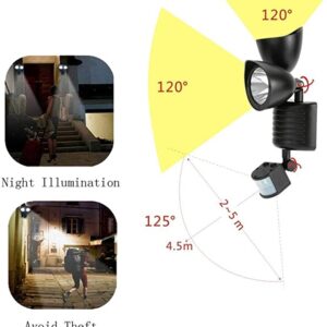 BB Mozgásérzékelős, vízálló szolár világítás két fényforrással és 120°-os világítási szöggel (BBL) - Image 8