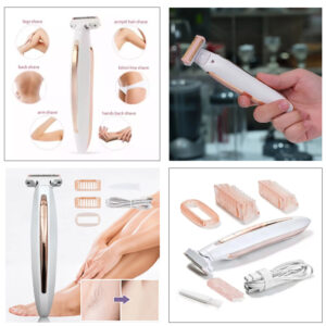 BXL-812 vezeték nélküli, női elektromos borotva - fájdalommentes szőrtelenítő készülék testre (BBM) - Image 8