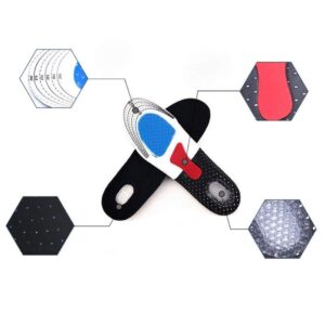 Méretre vágható tehermentesítő és rezgéscsökkentő zselés talpbetét futáshoz, túrázáshoz, sportoláshoz - univerzális méret (BBM) - Image 5