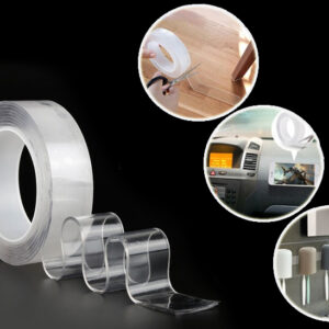Extra erős, vízálló, rugalmas kétoldalas nano ragasztószalag – 5 méter, átlátszó (BBM) - Image 6