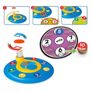 Oktató társasjáték gyerekeknek 2 féle játékmóddal - 80 darabos, készségfejlesztő 2in1 szortírozó és számoló játék (BBLPJ) - Image 4