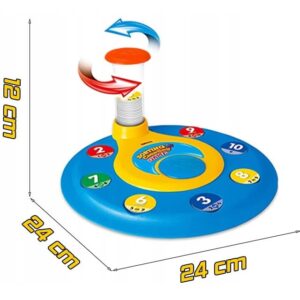 Oktató társasjáték gyerekeknek 2 féle játékmóddal - 80 darabos, készségfejlesztő 2in1 szortírozó és számoló játék (BBLPJ) - Image 5