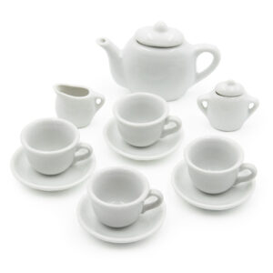 15 db-os 2in1 kifesthető porcelán teás készlet gyerekeknek - kreatív játék és babakonyha felszerelés (BBJ) - Image 8