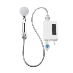 Átfolyós termosztatikus vízmelegítő 1,5 méter hosszú gégecsővel és zuhanyfejjel - 3500 W (BBV) (BBJH) - Image 6