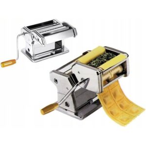 Edel HÖFF EH-5902 professszionális tészta készítő gép rozsdamentes acélból - spagetti, széles metélt, cérnametélt, ravioli készítő gép - könnyen tisztítható (BBA) - Image 4