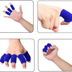 Gumis, stabilizáló ujjvédő textilpánt sportoláshoz, fizikai munkához, izületi fájdalmak ellen - 10 db (BBKM) - Image 5