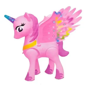 Pretty horse elemes pegazus mesebeli szárnykkal és hangeffektekkel - magától sétáló játék unikornis(BBJ) - Image 6